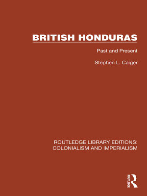 cover image of British Honduras